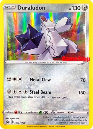 Miscellaneous Cards & Products Duraludon - SWSH028 (Gamestop Exclusive) #SWSH028