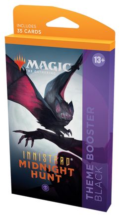 Innistrad Midnight Hunt Theme Booster Black
