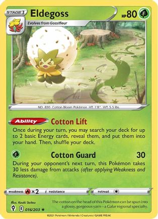 Deck Exclusives Eldegoss #016