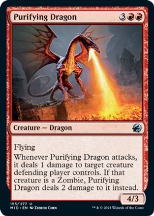 Purifying Dragon - Innistrad: Midnight Hunt - Magic: The Gathering