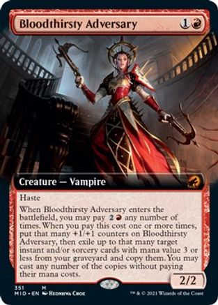 Bloodthirsty Adversary (Extended Art)