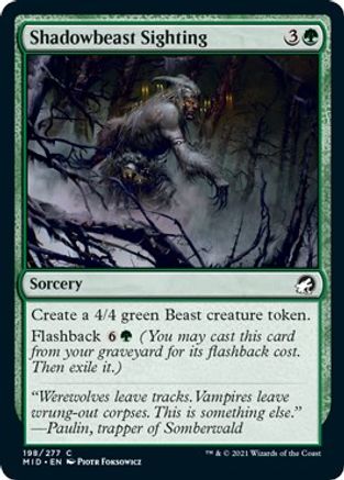 Shadowbeast Sighting