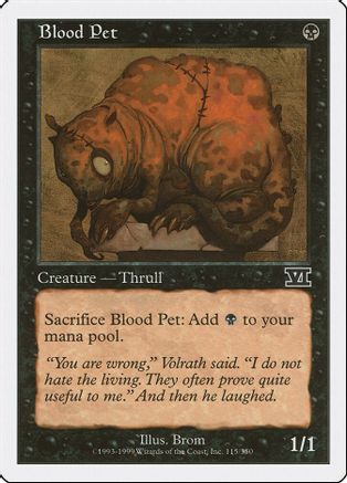 Blood Pet