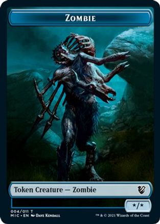 Zombie (004) // Zombie (005) Double-Sided Token