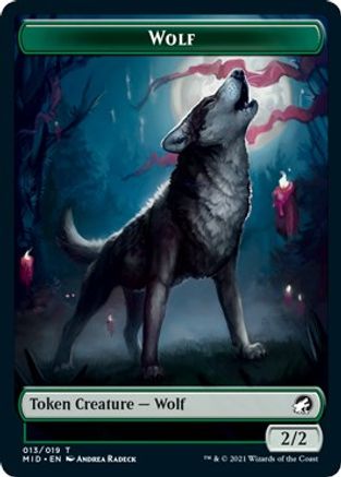 Rhino // Wolf Double-sided Token