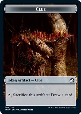 Magic: The Gathering - Clue Token (John Avon) (011/018) - Shadows
