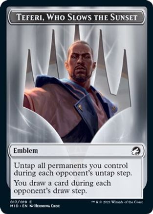 Emblem - Teferi, Who Slows the Sunset