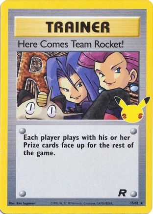 Here Comes Team Rocket! 15 Celebrations: Classic Collection Pokémon card