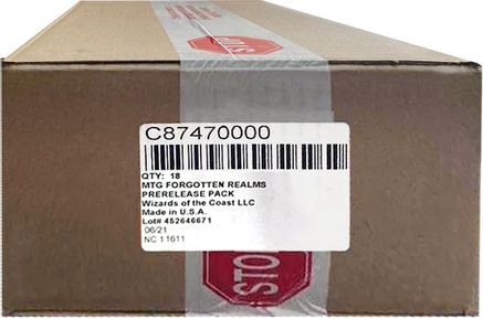 Adventures in the Forgotten Realms Prerelease Pack Case