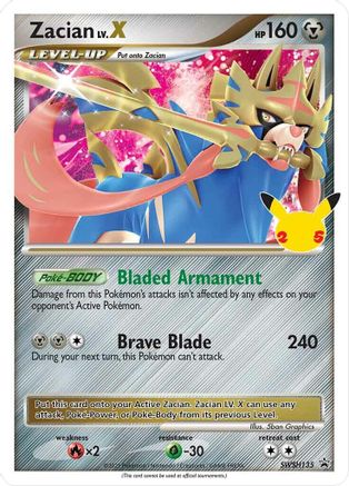 SWSH: Sword & Shield Promo Cards Zacian LV. X #SWSH135