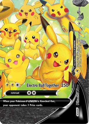 SWSH: Sword & Shield Promo Cards Pikachu V-Union #SWSH142