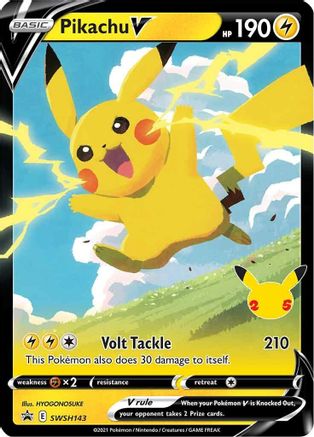 Pikachu-V (SWSH198/71), Busca de Cards