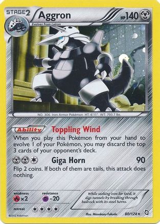 Blister Exclusives Aggron - 80/124 (Cosmos Holo) #080
