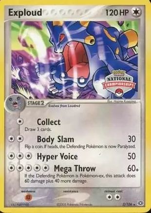 League & Championship Cards Exploud - 3/106 (National Championships) #003
