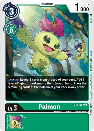 Palmon (Official Tournament Pack Vol.3) - Release Special Booster ...