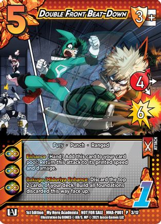 My Hero Academia Collectible Card Game Series 1 Unlimited Booster Pack (1  pack) Super Anime Store