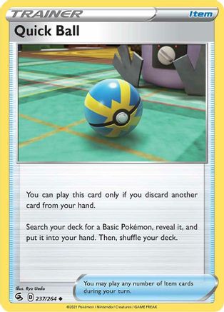 SWSH08: Fusion Strike Quick Ball #237