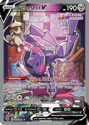 Genesect V (Alternate Full Art) - SWSH08: Fusion Strike - Pokemon