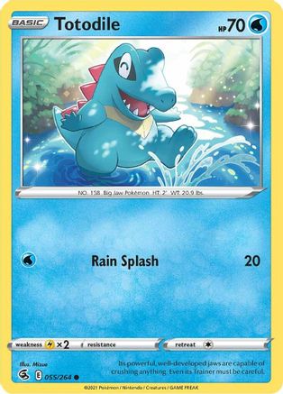 Totodile Swsh08 Fusion Strike Pokemon
