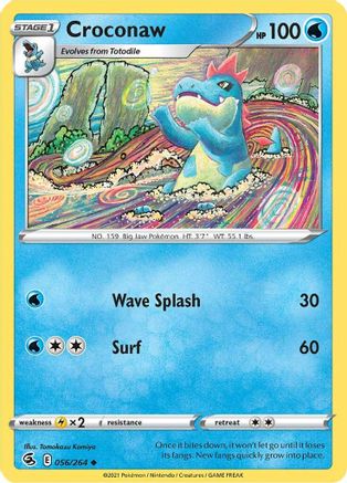 SWSH08: Fusion Strike Croconaw #056