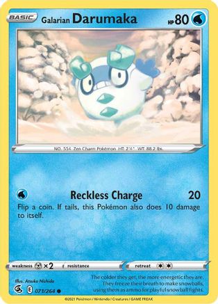 SWSH08: Fusion Strike Galarian Darumaka #071
