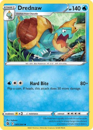 SWSH08: Fusion Strike Drednaw #081