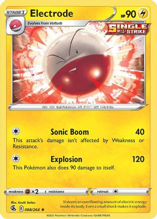 SWSH08: Fusion Strike Electrode #088
