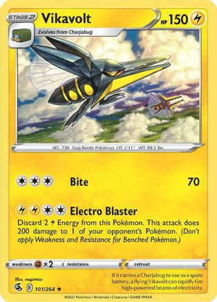 SWSH08: Fusion Strike Vikavolt #101