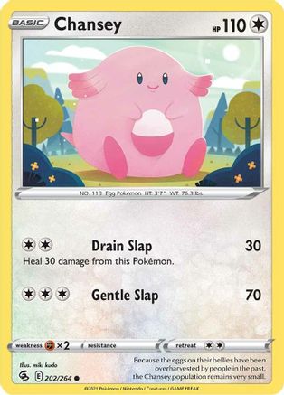 SWSH08: Fusion Strike Chansey #202