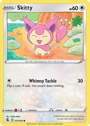 SWSH08: Fusion Strike Skitty #210