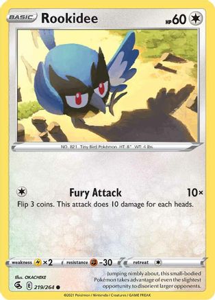 SWSH08: Fusion Strike Rookidee #219