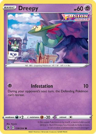 SWSH08: Fusion Strike Dreepy #128