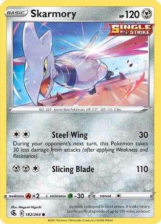 Skarmory Swsh08 Fusion Strike Pokemon