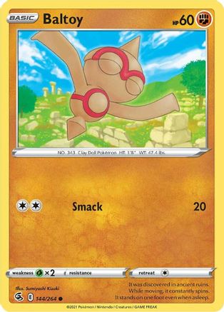 SWSH08: Fusion Strike Baltoy #144