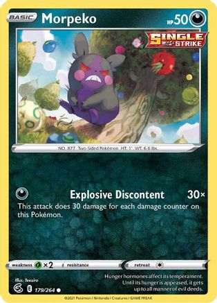 SWSH08: Fusion Strike Morpeko (179) #179