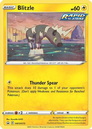 SWSH: Sword & Shield Promo Cards Blitzle #SWSH173