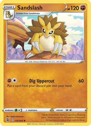 SWSH08: Fusion Strike Sandslash #132