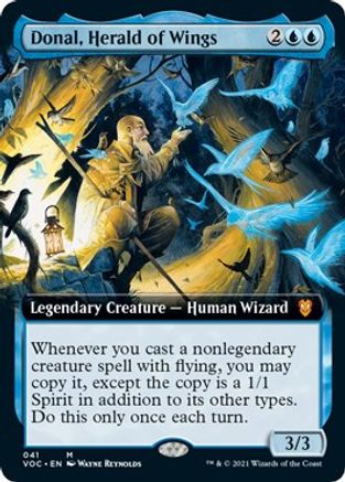 Donal, Herald of Wings (Extended Art)