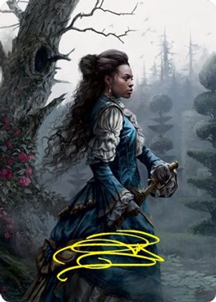 Mina Harker Art Card (Gold-Stamped Signature)