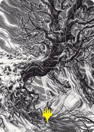 Forest Art Card (Gold-Stamped)