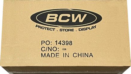 ~3 BCW Clear 3" X 4" Topload Card Holder For Trading Game Cards Playing 