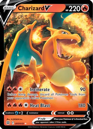 Charizard V - SWSH09: Brilliant Stars - Pokemon