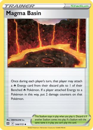 SWSH09: Brilliant Stars Magma Basin #144