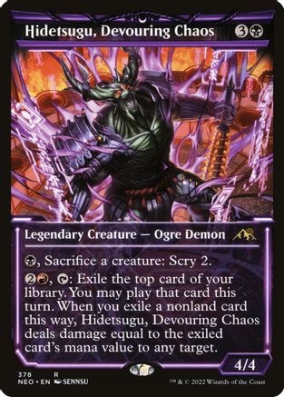 Hidetsugu, Devouring Chaos (Showcase)