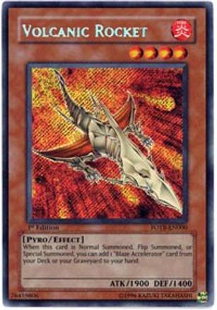 Never Played Super Rare FOTB-ENSP1 Yu-Gi-Oh 1x Volcanic Rocket NM 