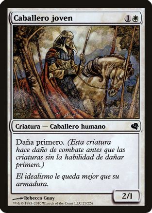 Youthful Knight (Spanish) - "Caballero joven"