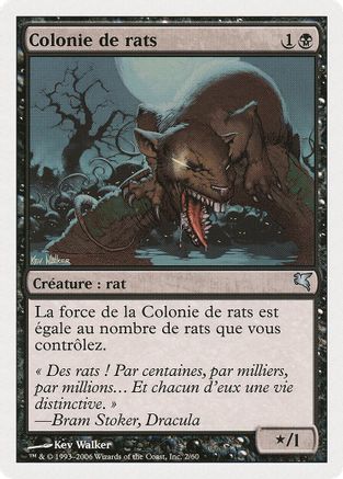 Swarm of Rats (French) - "Colonie de rats" (A2)