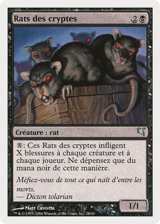 Crypt Rats (French) - "Rats des cryptes"