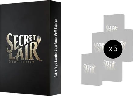 Secret Lair Bundle Astrology Lands Capricorn Foil