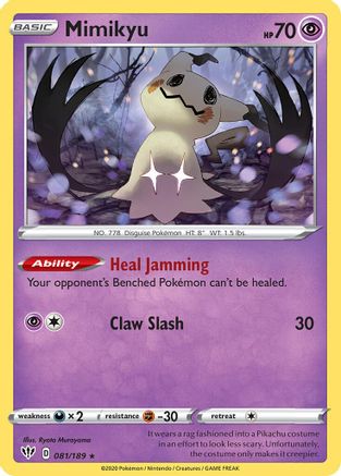 Miscellaneous Cards & Products Mimikyu - 081/189 (DUPLICATE) #081